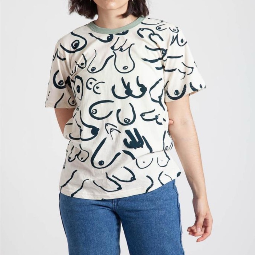 GRAVEL & GOLD ZEST TEE - BOOBS